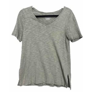 Chicos Ultimate Tee Short Sleeve, Sage Green T-Shirt Size XS, 00